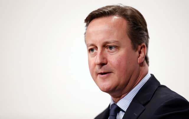 Prime Minister David Cameron addresses to Welsh Conservative Party Spring Conference. Picture: PA