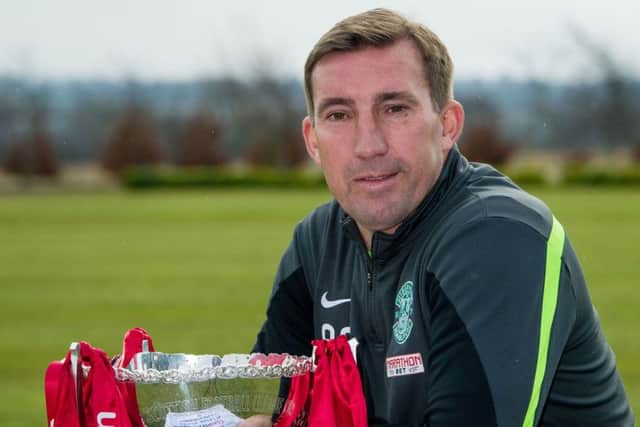 Hibs coach Alan Stubbs aims to get his hands on the League Cup. Picture: Ross Parker/SNS