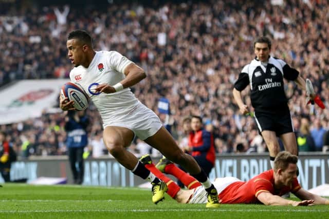 Elementary: Jonathan Watson scores Englands only try but it was enough to earn the Triple Crown Picture:Gareth Fuller/PA