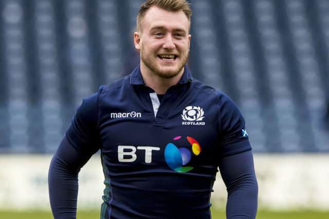 Scotland's Stuart Hogg can be vulnerable under the high ball. Picture: Gary Hutchison/SNS/SRU