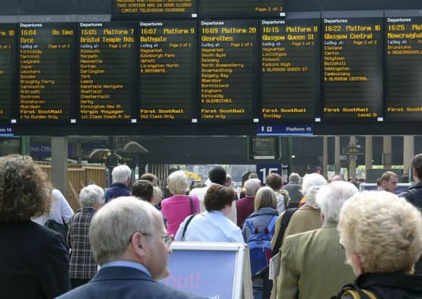 A dispute over control staff could see Scotland's railways grind to a halt at the height of the Holyrood election campaign. Picture: TSPL