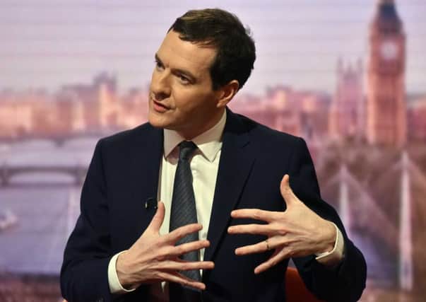 George Osborne appears on The Andrew Marr Show on March 13. Picture: Getty Images