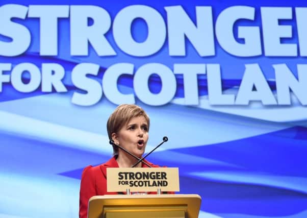 First Minister claimed Scotland's economy was "fundamentally strong" despite a deficit double that of the UK as a whole. Picture: Getty