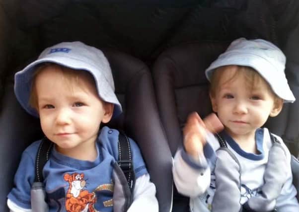 Tragic twins Shaun and Rhys Scott. Picture: Contributed