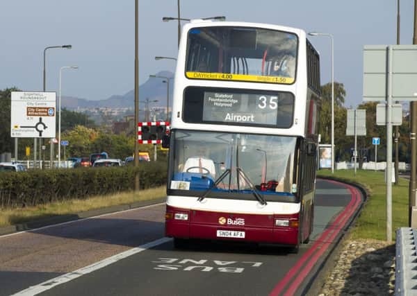 Bus Fair also want to see more bus lanes in Scottish cities. Image: Ian Rutherford