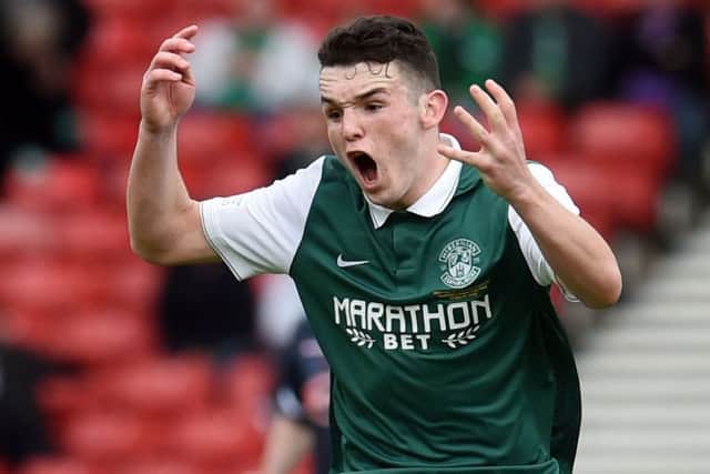John McGinn was a part of the losing side at Hampden Park yesterday. Picture: SNS