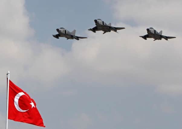 Turkey launched airstrikes against Kurds after a suicide bombing in Ankara. Picture: AP