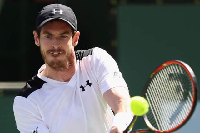 Andy Murray fell to a disappointing defeat at the BNP Paribas Open in California. Picture: Getty