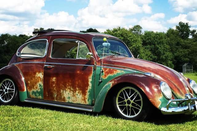 The unique paintwork is the result of several years in the hot Texas sun. Picture: Instagram/McGregor_Ewan