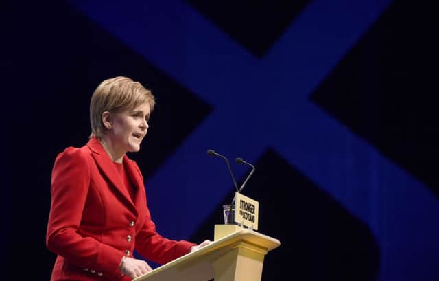 Nicola Sturgeon's government is trusted to do the right thing for Scotland, accoridng to polling. Picture: Jane Barlow
