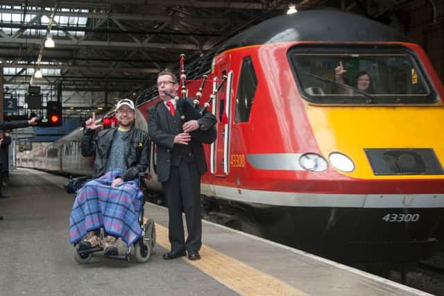 Rail worker Lewis Vaughan started the #LforLewis campaign after being diagnosed with terminal cancer last year. Picture: Andrew O'Brien