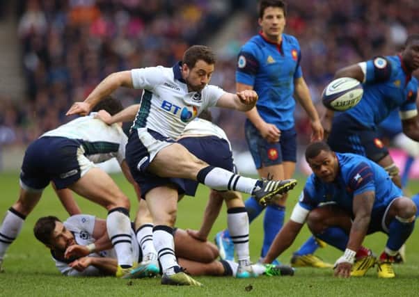 Greig Laidlaw in action against France.  Picture: Ian MacNicol/Getty Images