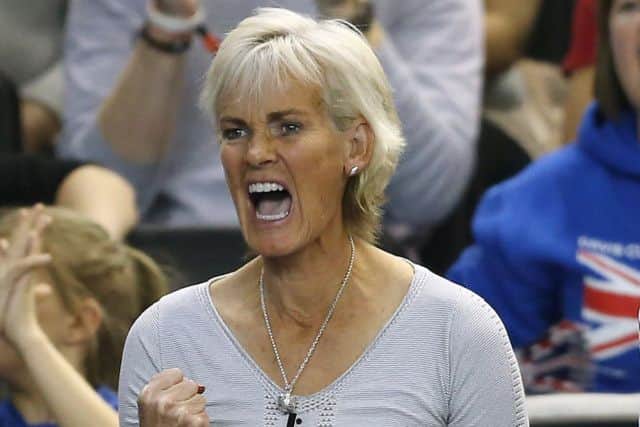 .
Judy Murray has given up her role as captain of Great Britain's Fed Cup team, the Lawn Tennis Association has announced. Picture: AFP/Getty Images