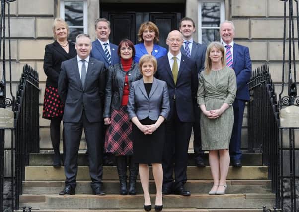 The SNP Cabinet has a 50-50 gender split  others must learn to match, or better, that level. Picture: Neil Hanna