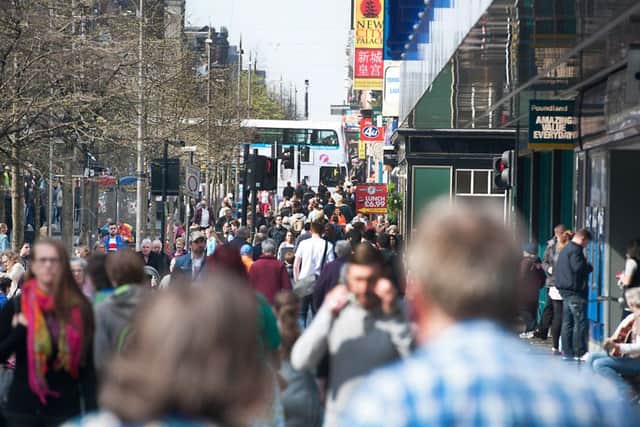 Retail chiefs said the figures gave grounds for optimism leading up to Easter. Picture: John Devlin