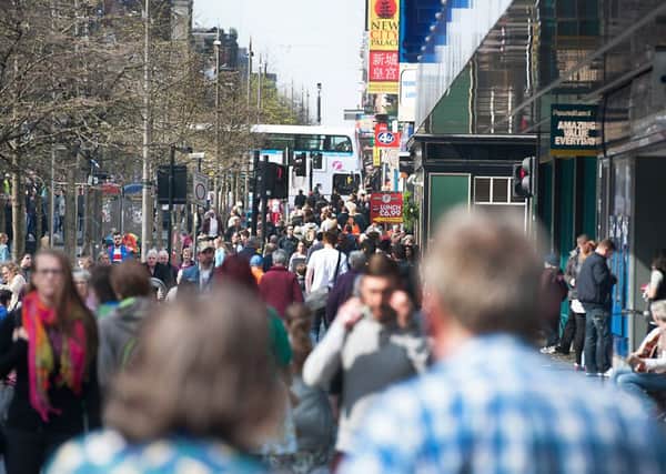 Retail chiefs said the figures gave grounds for optimism leading up to Easter. Picture: John Devlin
