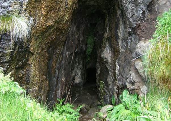 Entrance to the 'Massacre Cave' in Eigg