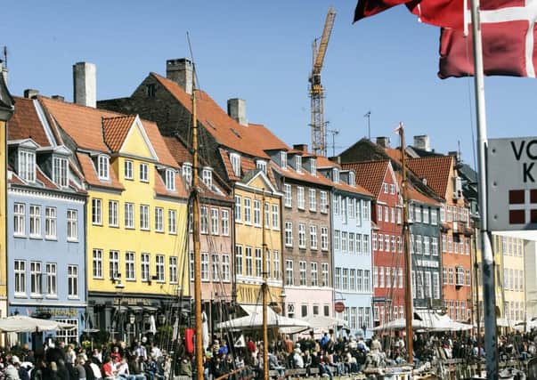 The cheerful residents of the Danish capital Copenhagen. Picture: AP