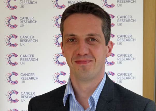 Gregor McNie is senior public affairs manager at Cancer Research UK