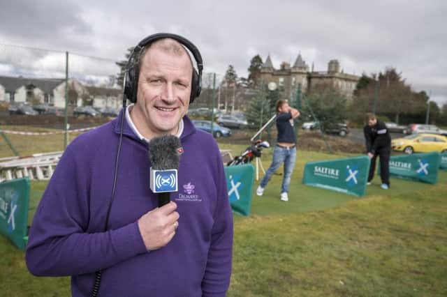Popular golf pundit Alan Tait will anchor The Scottish Golf Radio Show which will be available to listeners in a new podcast format. Picture: Kenny Smith