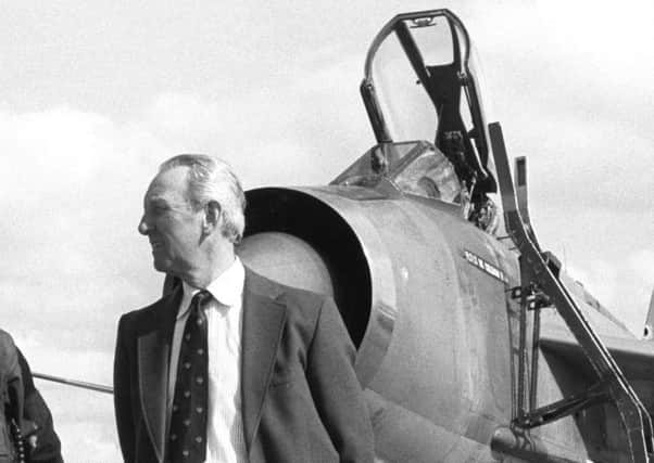 Air Vice Marshall John Howe, pilot who was one of Britains top fliers who commanded elite strike force during Cold War. Picture: PA