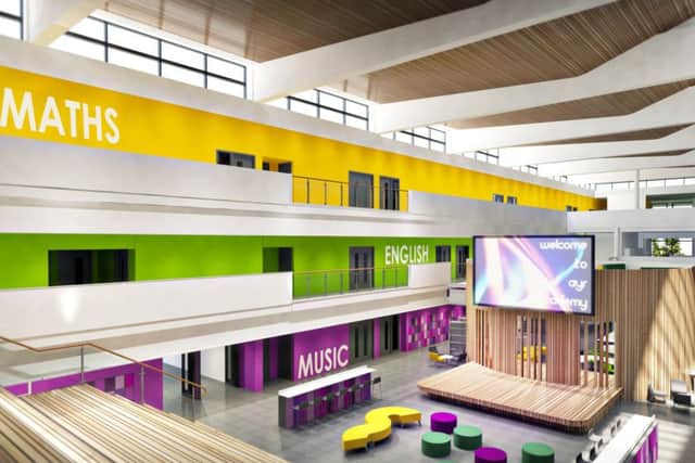 Kier's projects include the new Ayr Academy. Picture: Contributed