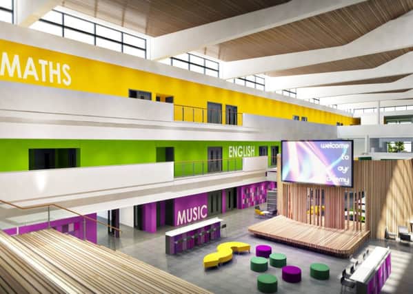 Kier's projects include the new Ayr Academy. Picture: Contributed
