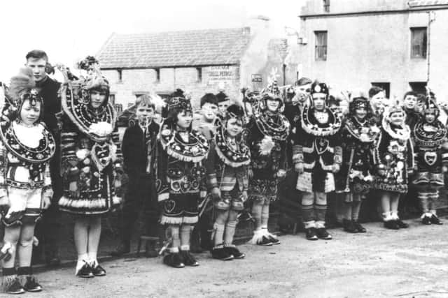 South Ronaldsay girls at the Festival of the Horse sometime during the 1950s. It is known that the event was held as far back as 1816 - and likely  before. PIC Orkney Library and Archive.