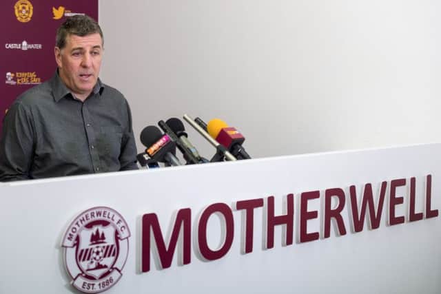 Motherwell manager Mark McGhee talks to the press ahead of his side's fixture against Aberdeen, which may not go ahead. Picture: SNS