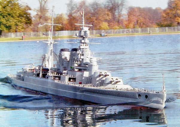 HMS Hood model