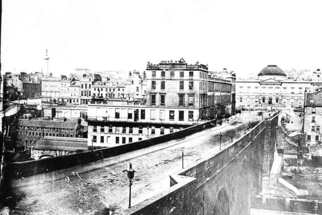 A photograph of old Edinburgh