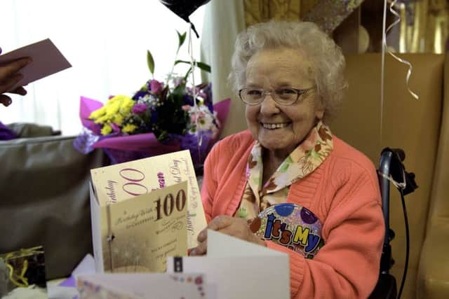 Ruby celebrates her 100th birthday. Picture: Deadline News