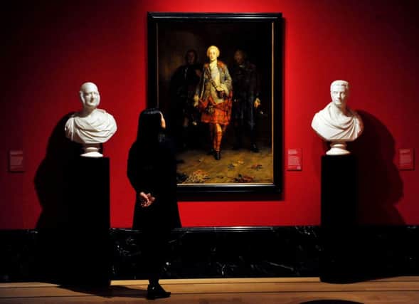Bonnie Prince Charlie by John Pettie at the exhibition. Picture: PA