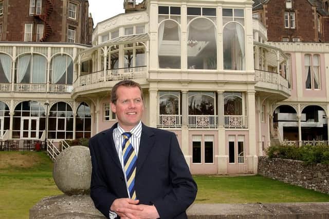 Stephen Leckie at Crieff Hydro. Picture: Robert Perry