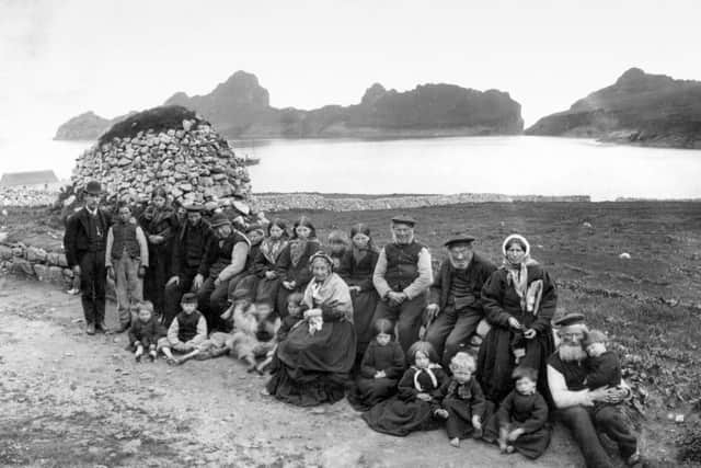 The last islanders on St Kilda were evacuated in 1930. Picture: National Trust for Scotland