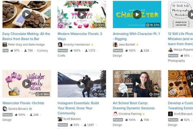 Skillshare lets users learn from industry professionals over a wide range of skills