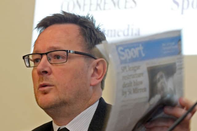 Johnston Press chief executive Ashley Highfield. Picture: Phil Wilkinson