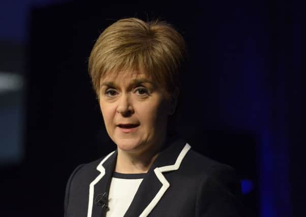 First Minister Nicola Sturgeon. Picture: Julie Bull