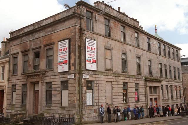 Thomson designed his own office at 105 West Regent Street in Glasgow, pictured here in May 1999 prior to demolition. Picture: Alan Milligan