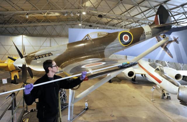 Final preparations are being made before the hangars are opened to the public. Picture: Neil Hanna