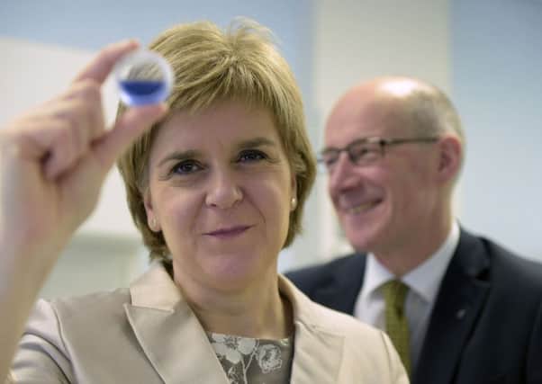 Nicola Sturgeon and John Swinney have been staunch advocates of the Enterpise Area policy. Picture: Sandy Young
