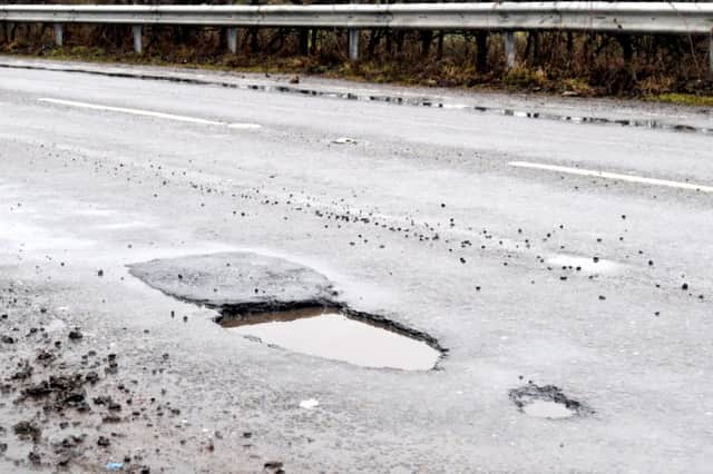 Scotlands roads have deteriorated sharply in recent years. Picture: Lisa Ferguson