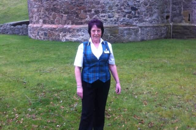Pat McConnachie, who runs Huntly Castle in Aberdeenshire
