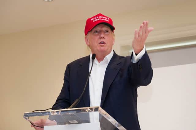 Trump's Menie Estate golf course in Aberdeenshire is courting controversy for erecting a flagpole without planning permission. Picture: John Devlin