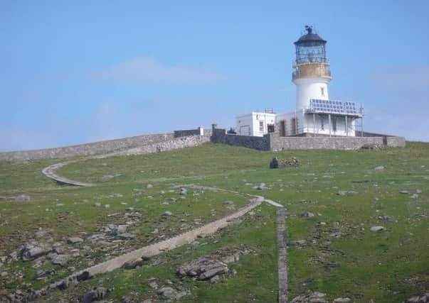 The lighthouse on the isle of Eliean Mohr Picture: Chris Downer / Geograph