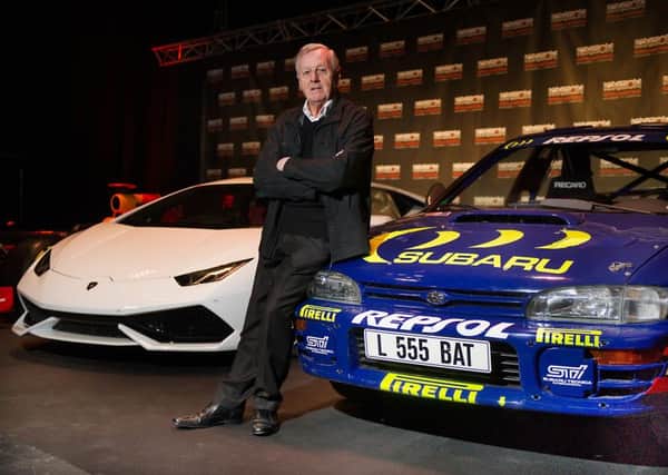 Jimmy McRae helps launch Ignition in Glasgow. Picture: John Devlin