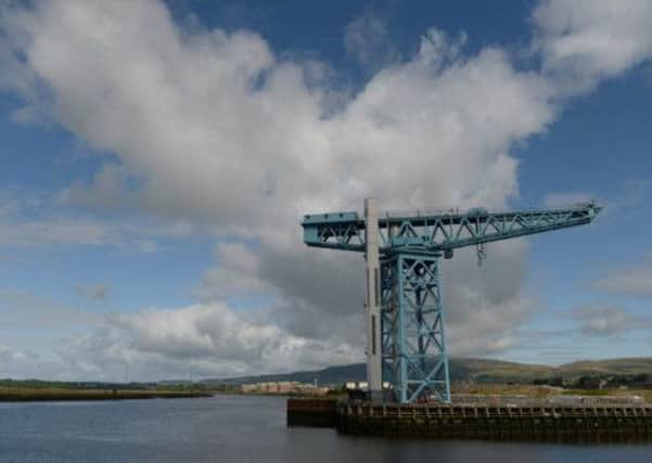 The Titan Crane in Clydebank . Picture: HeMedia