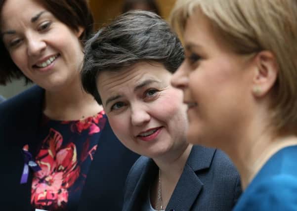 Nicola Sturgeon claims rivals Ruth Davidson and Kezia Dugdale are "not taking this campaign seriously"