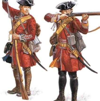 An image of what a Redcoat soldier looked like Picture: NTS
