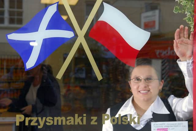 Monica Keighren is Polish and has just opened her  new polish deli in bathgate. Picture: Ian Georgeson